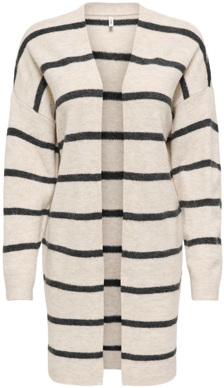 ONLY Kardigán 'ONLTalio'  sivobéžová / čierna