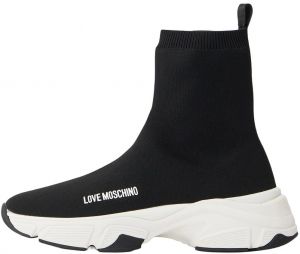 Love Moschino Členkové tenisky 'STARDUST60'  čierna / biela