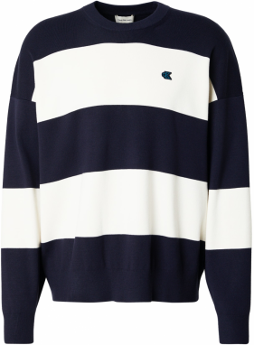 Calvin Klein Jeans Sveter  námornícka modrá / biela