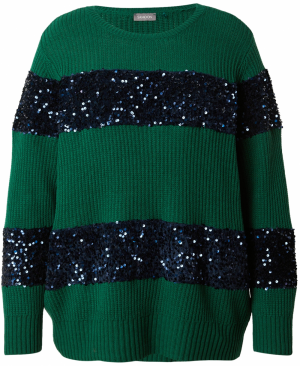 SAMOON Sveter  námornícka modrá / zelená