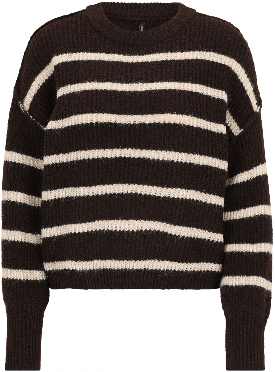 Only Tall Sveter 'ONLMALLY'  nebielená / čokoládová