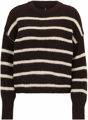 Only Tall Sveter 'ONLMALLY'  nebielená / čokoládová