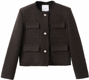 MANGO Prechodná bunda  hnedá