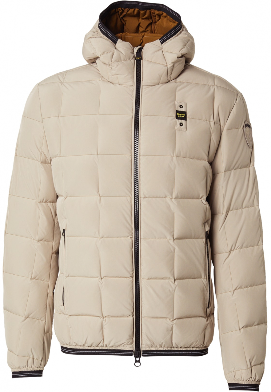 Blauer.USA Zimná bunda 'DALIN'  béžová / čierna