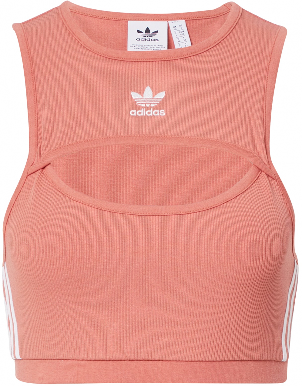 ADIDAS ORIGINALS Top 'Adicolor Classics'  lososová / biela