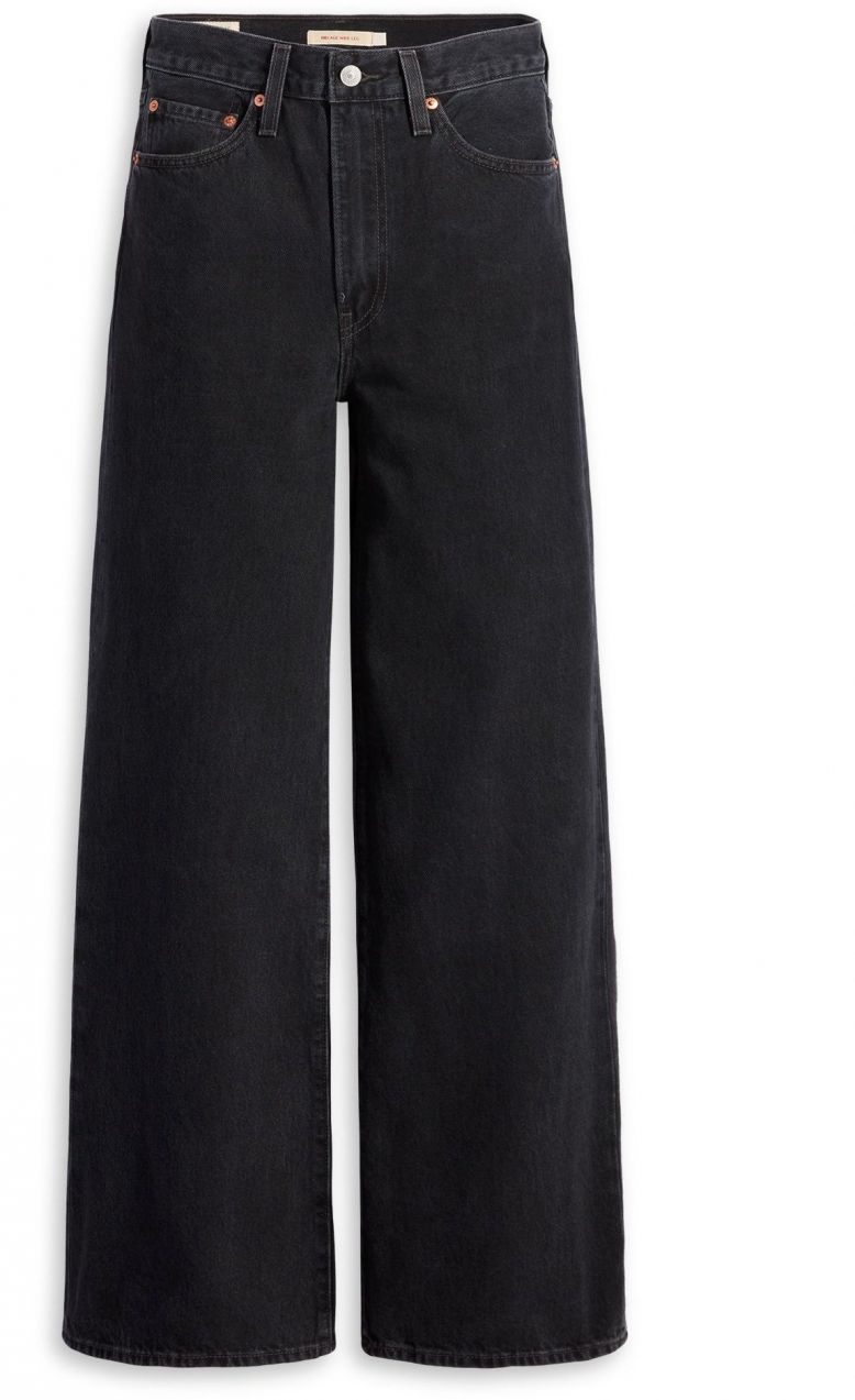 LEVI'S ® Džínsy 'Ribcage Wide Leg '  čierna