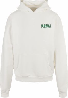 Merchcode Mikina 'Hawai'  tmavozelená / biela