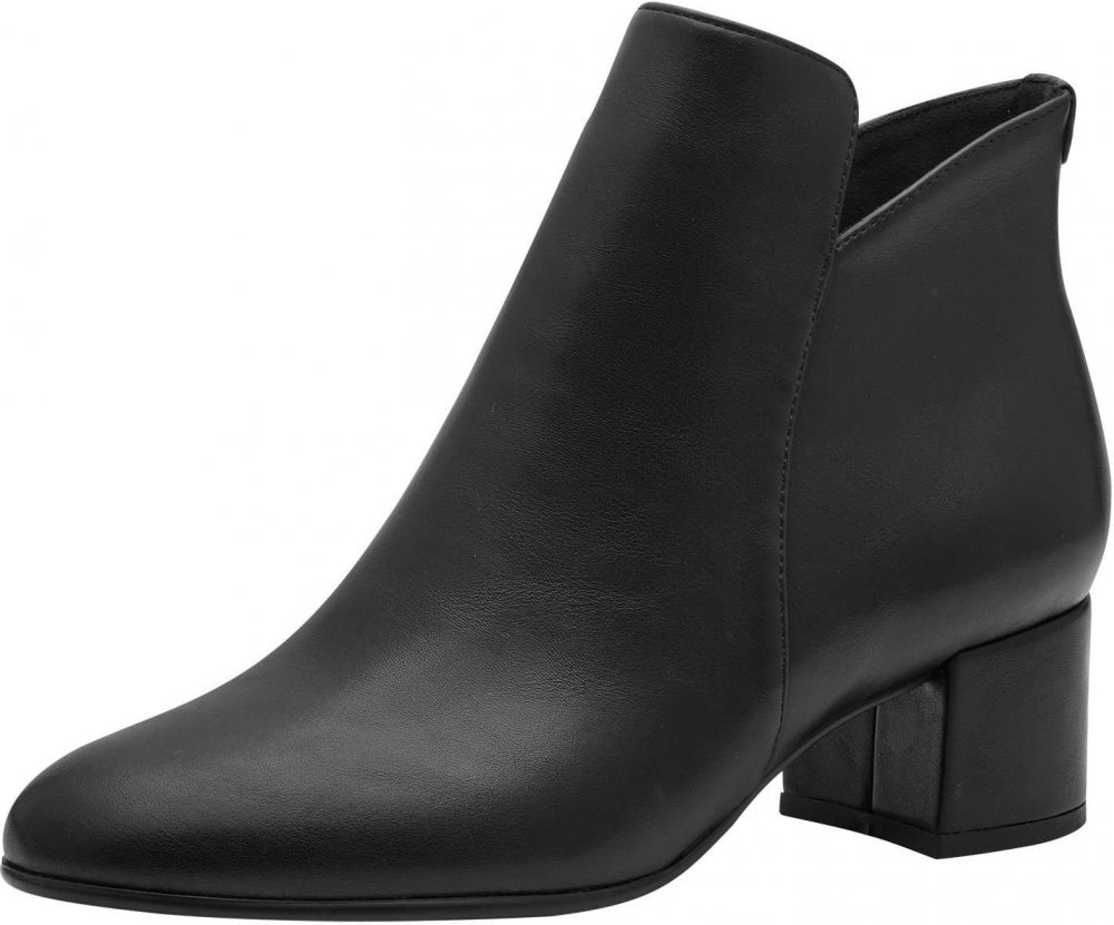 Tamaris Členkové čižmy  čierna