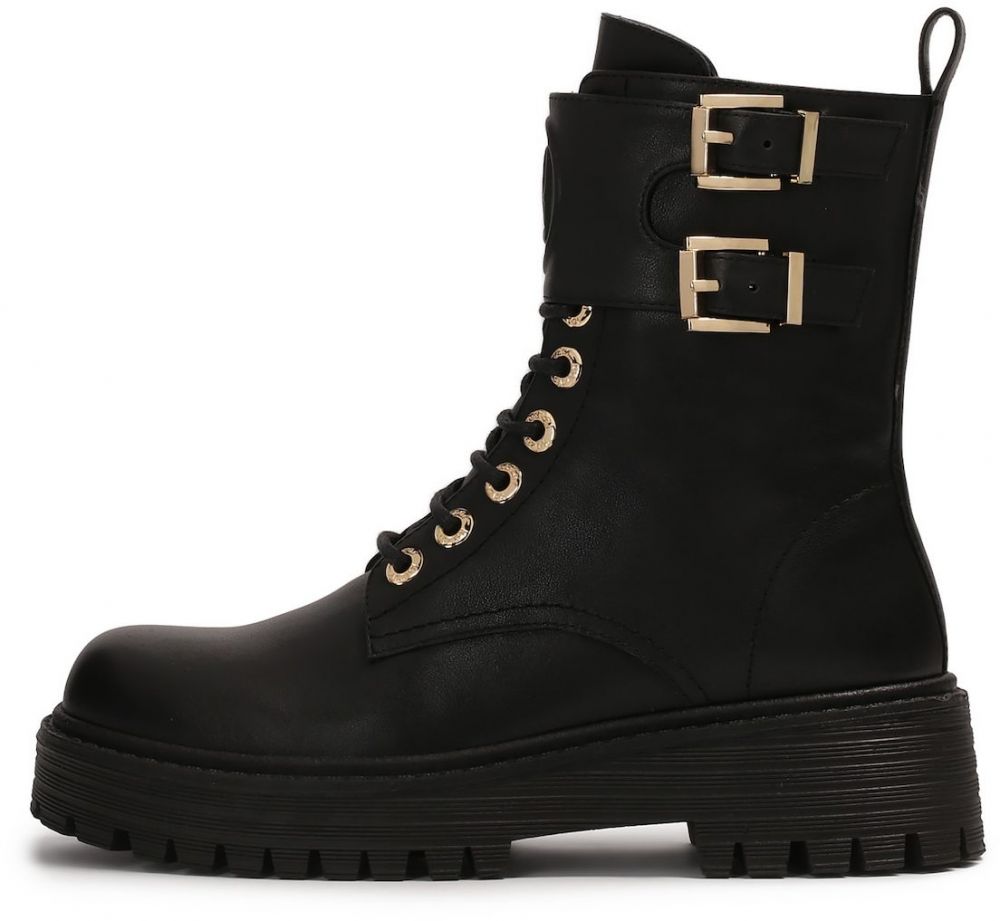 Kazar Šnurovacie členkové čižmy  čierna