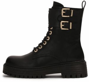 Kazar Šnurovacie členkové čižmy  čierna