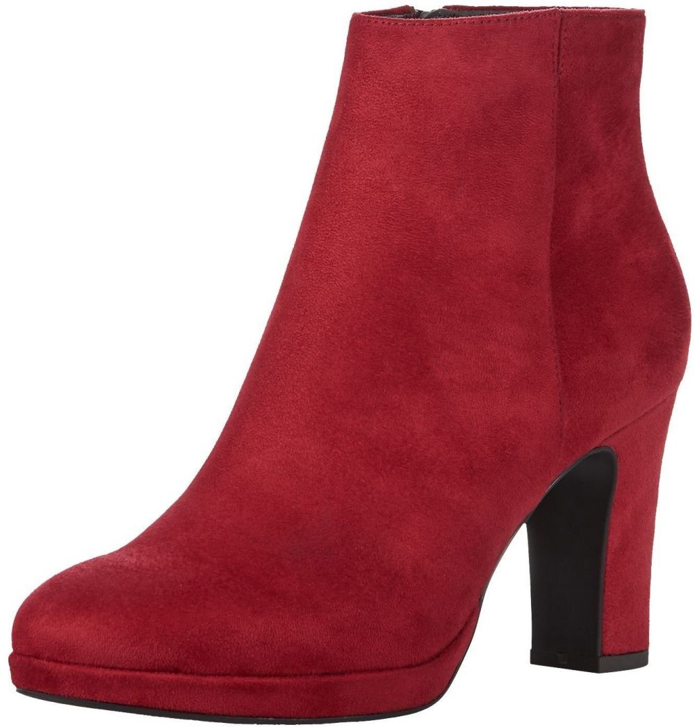 Tamaris Členkové čižmy  červená