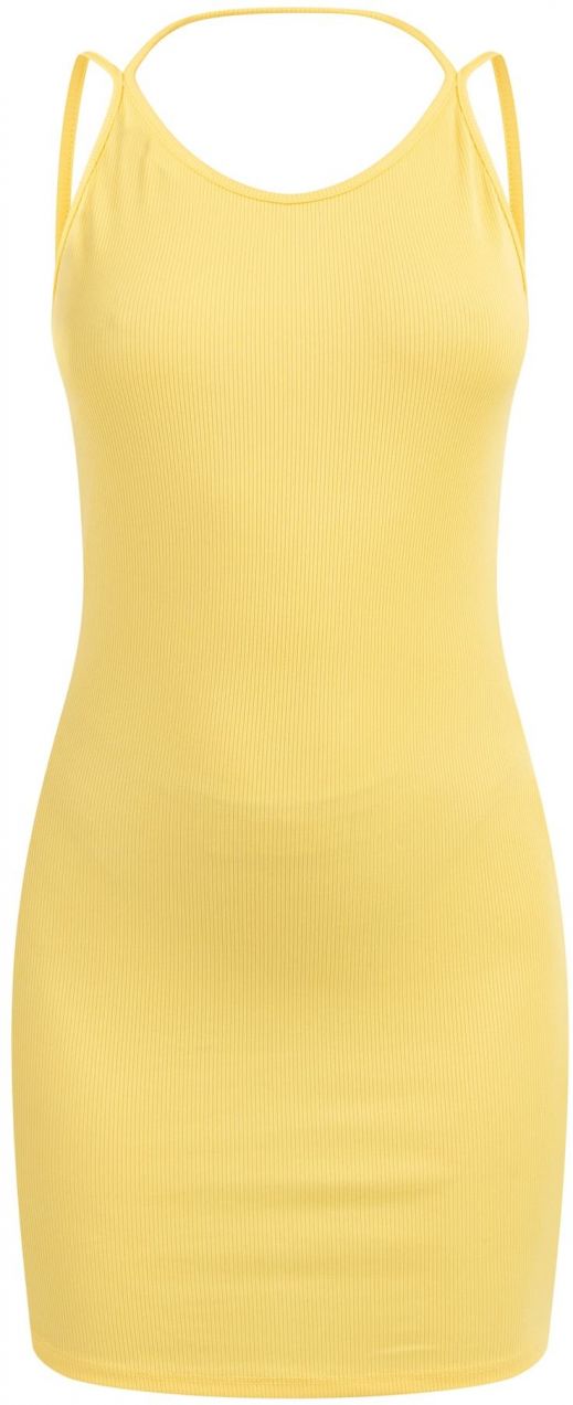 MYMO Letné šaty  svetložltá