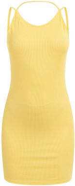 MYMO Letné šaty  svetložltá