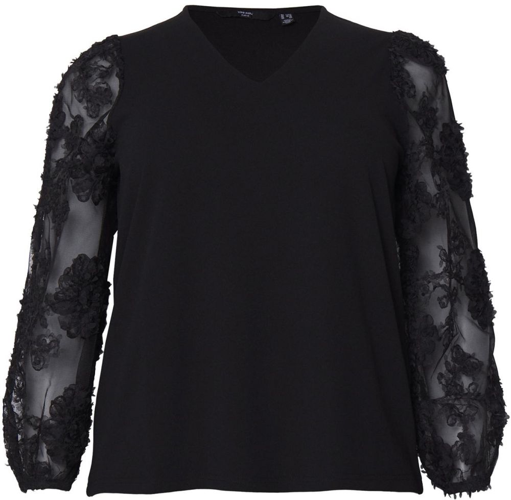 Vero Moda Curve Blúzka 'VMCEMMALY'  čierna