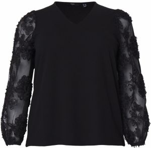 Vero Moda Curve Blúzka 'VMCEMMALY'  čierna