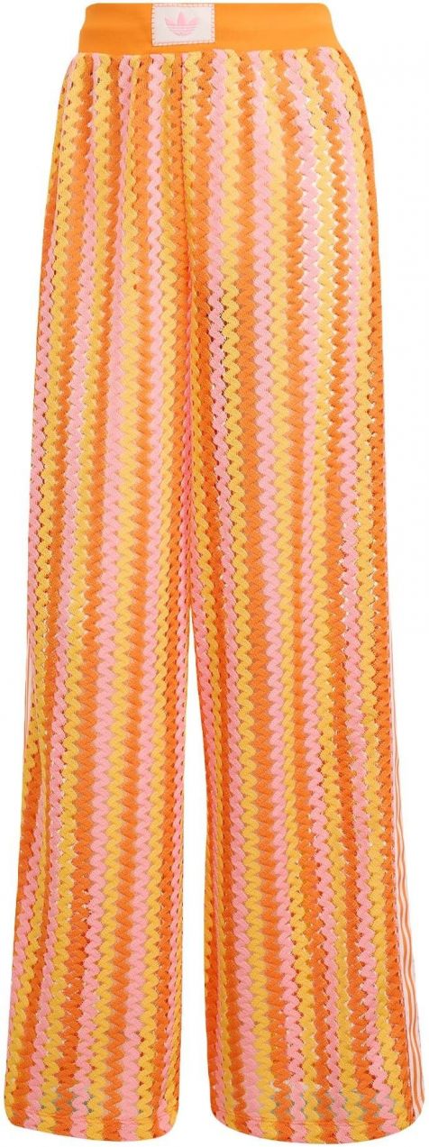 ADIDAS ORIGINALS Nohavice 'Summer Glow Firebird Track'  medová / oranžová / ružová / biela