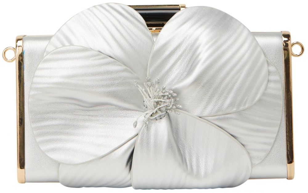 faina Listová kabelka  zlatá / strieborná