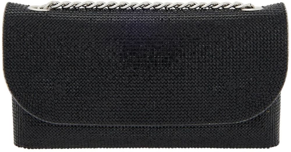 faina Listová kabelka  čierna