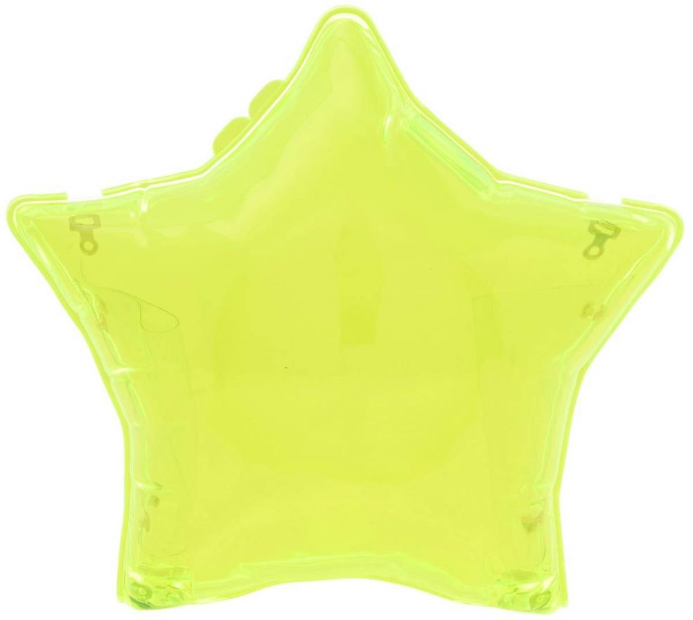 myMo at night Listová kabelka  neónovo žltá