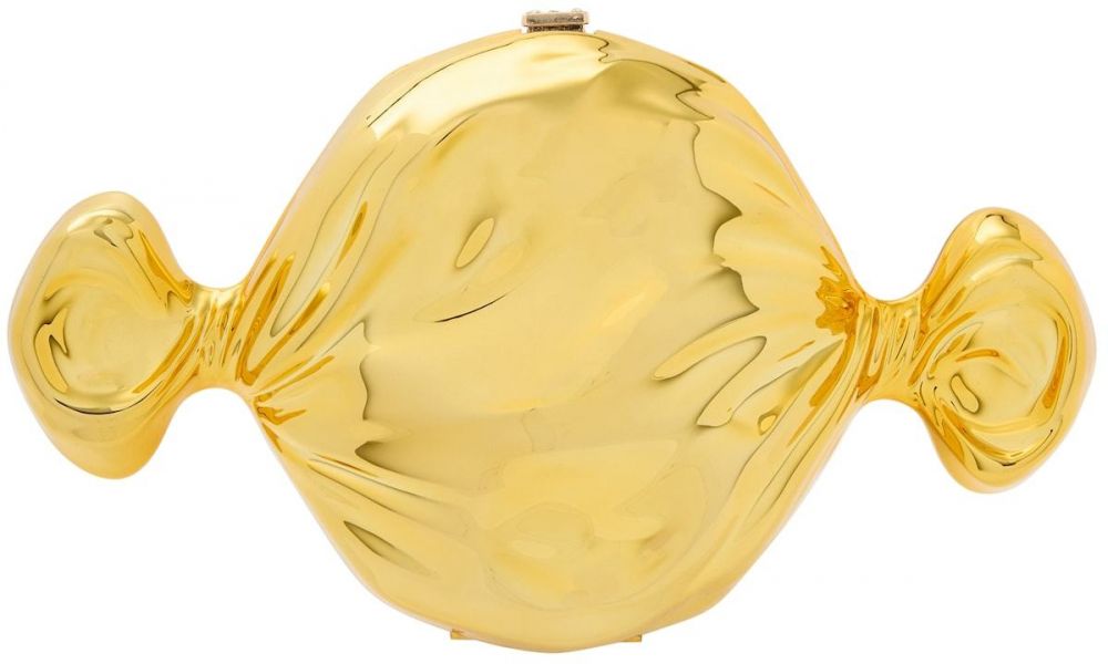 myMo at night Listová kabelka  zlatá