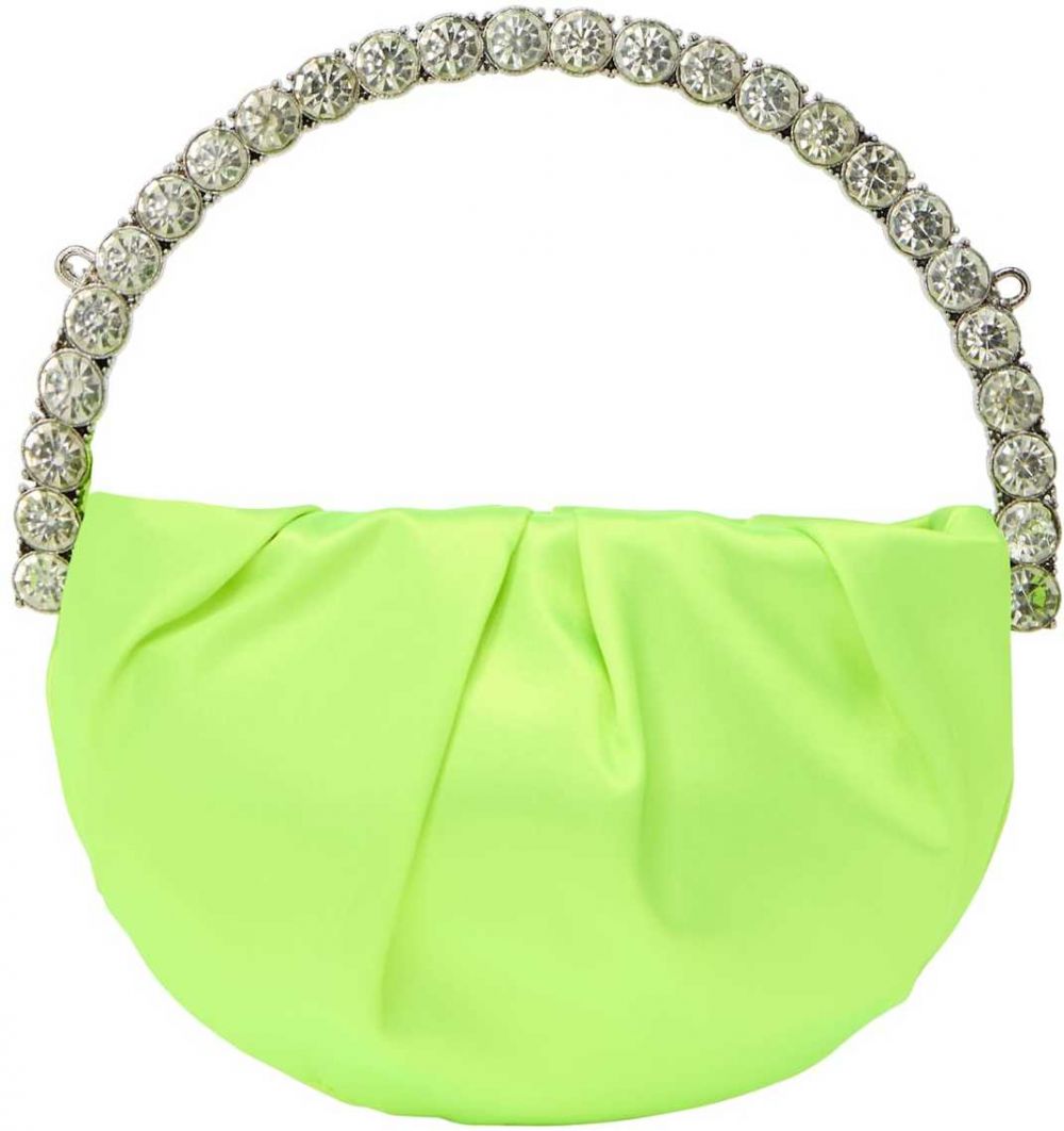 myMo at night Listová kabelka  jablková / strieborná