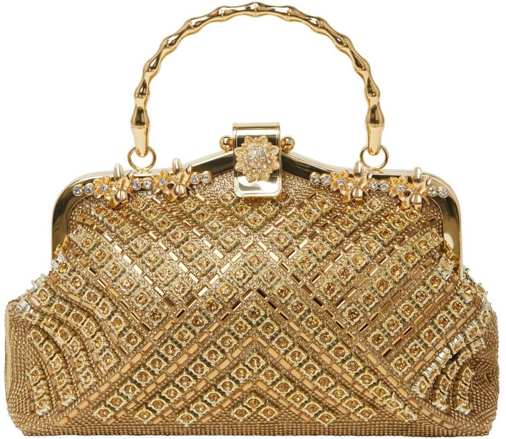 faina Listová kabelka  zlatá