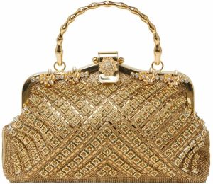 faina Listová kabelka  zlatá