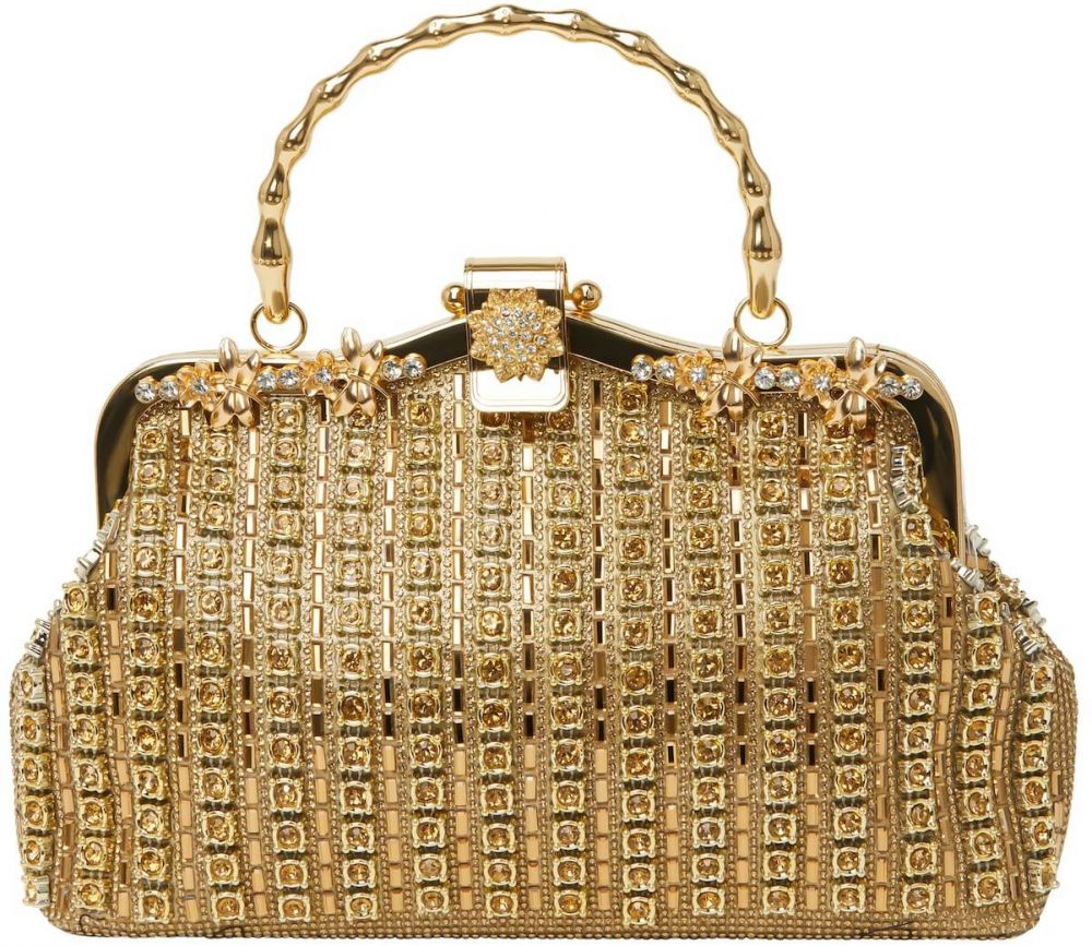 faina Listová kabelka  zlatá