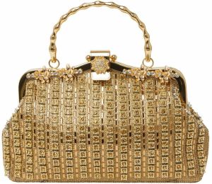 faina Listová kabelka  zlatá