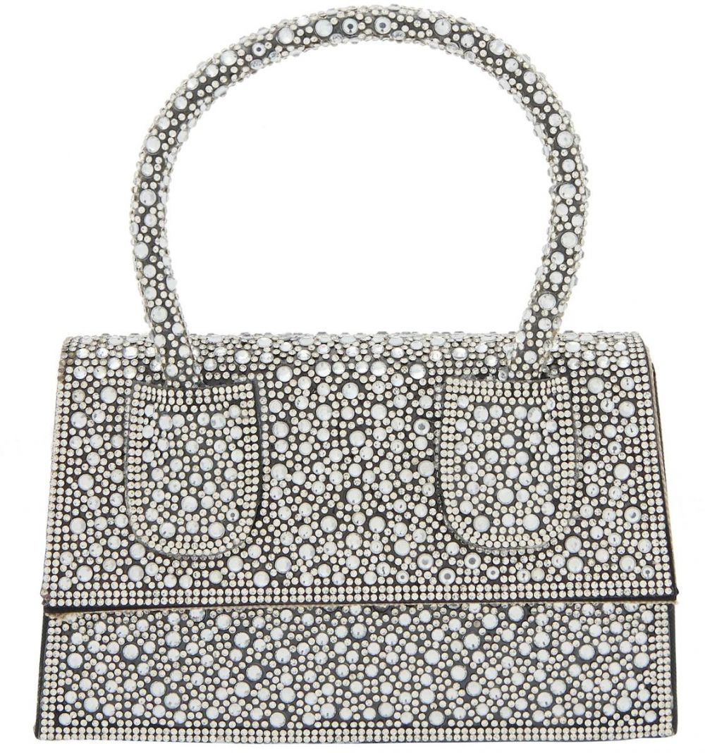 faina Listová kabelka  čierna / priehľadná