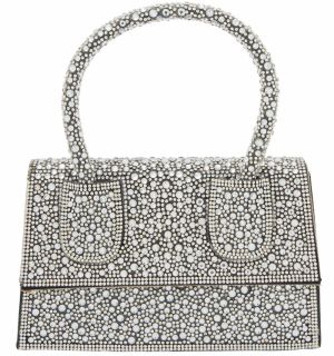 faina Listová kabelka  čierna / priehľadná