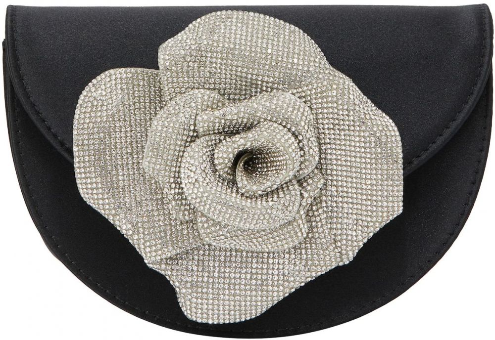 faina Listová kabelka  čierna / strieborná