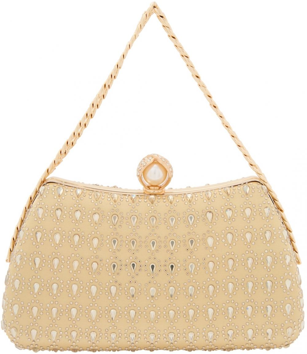 faina Listová kabelka  zlatá