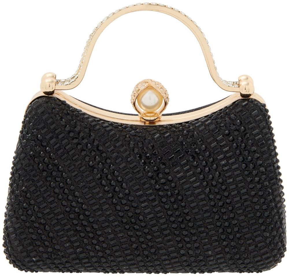 faina Listová kabelka  čierna