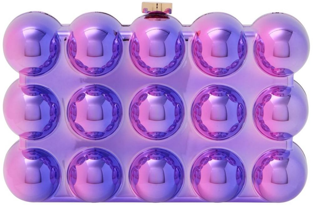 myMo at night Listová kabelka  modrofialová / orchideová