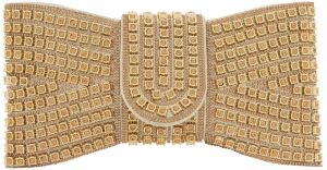 faina Listová kabelka  zlatá