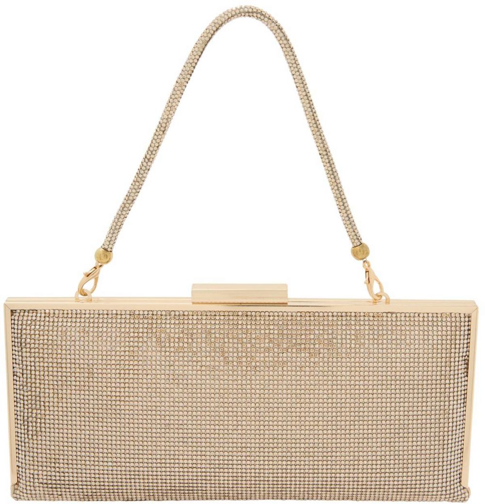 faina Listová kabelka  šampanské