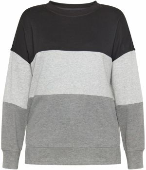 Usha Mikina  sivá / sivá melírovaná / čierna