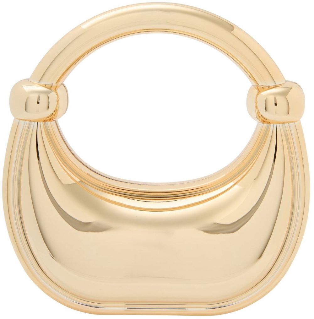 myMo at night Listová kabelka  zlatá