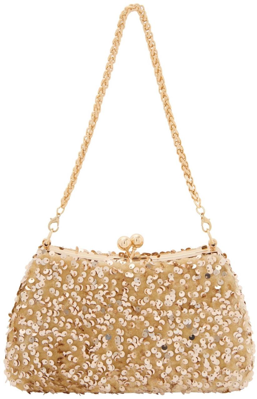 faina Listová kabelka  zlatá