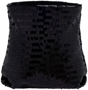 faina Listová kabelka  čierna