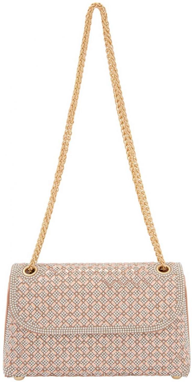 faina Listová kabelka  béžová / šampanské