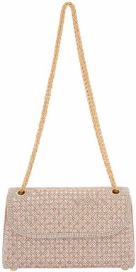 faina Listová kabelka  béžová / šampanské