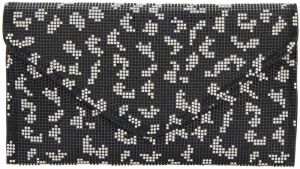 faina Listová kabelka  čierna / biela