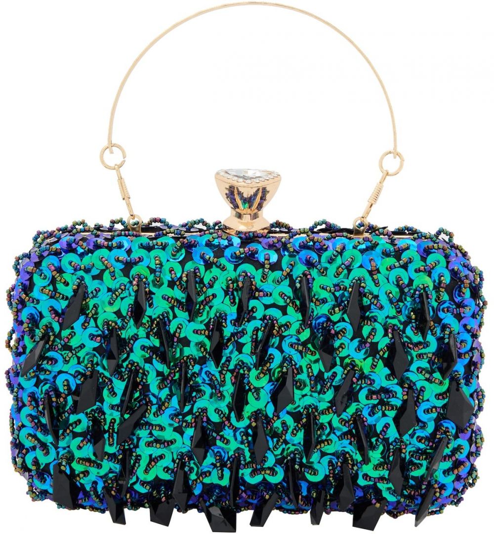 faina Listová kabelka  zelená / zmiešané farby