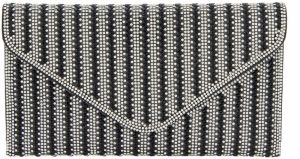 faina Listová kabelka  čierna / biela