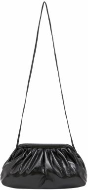 faina Listová kabelka  čierna