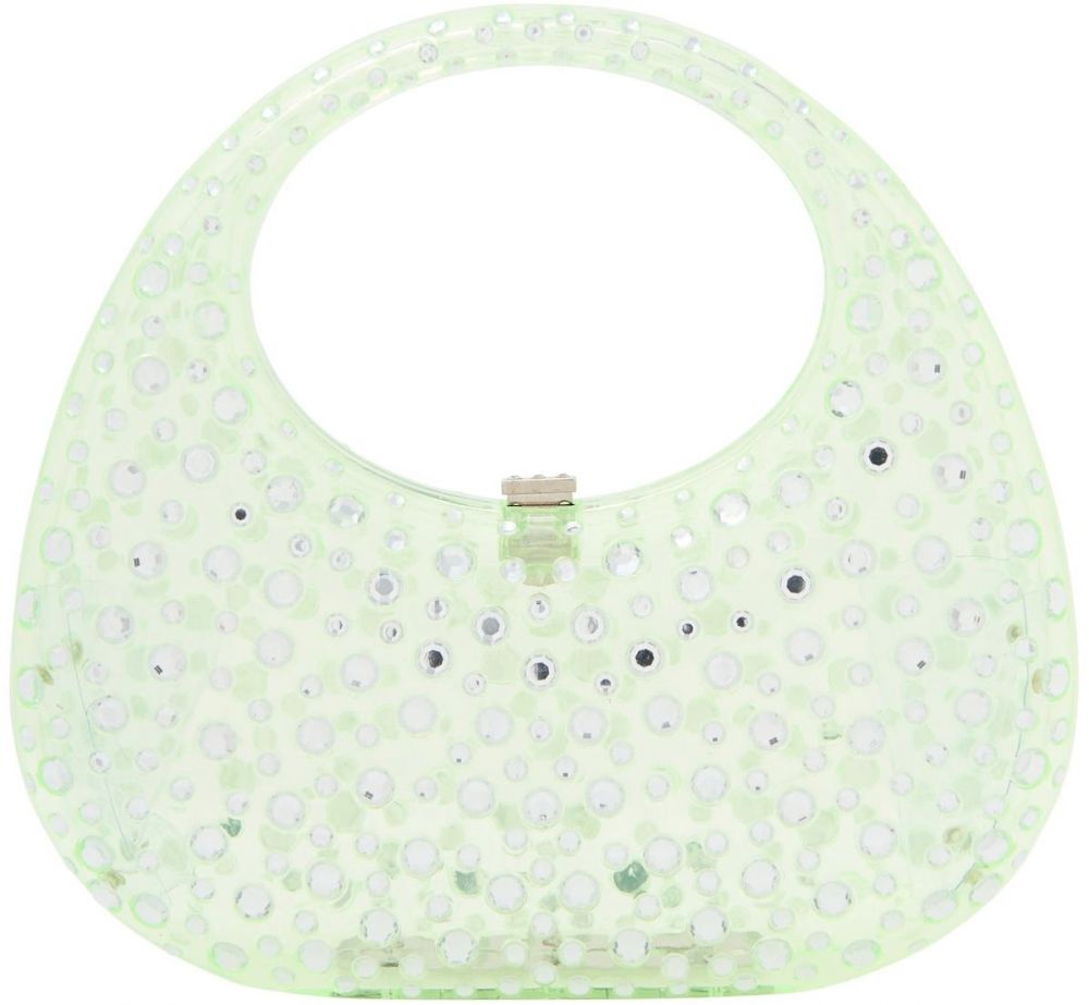 myMo at night Listová kabelka 'Minaudière'  svetlozelená