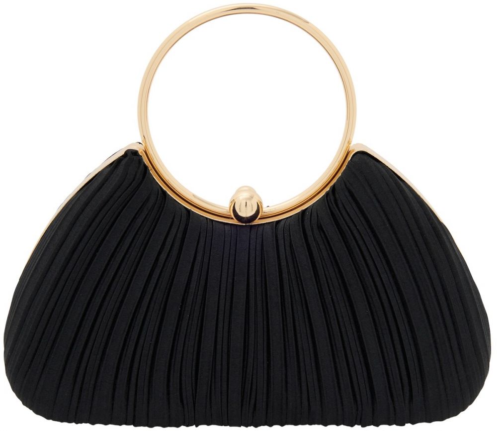 faina Listová kabelka  čierna