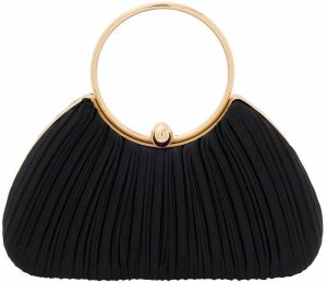 faina Listová kabelka  čierna